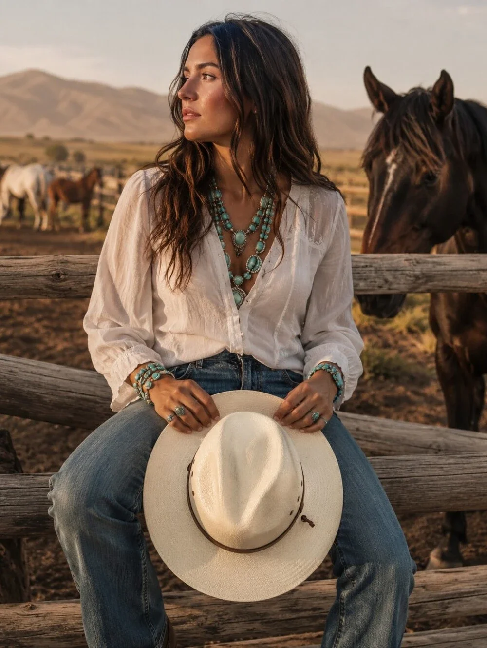 New $65 STETSON Los Alamos Toyo Straw Safari Fedora Cowboy Hat Natural M 3